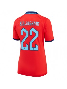 Engleska Jude Bellingham #22 Zenski Gostujuci Dres SP 2022 Kratak Rukavima